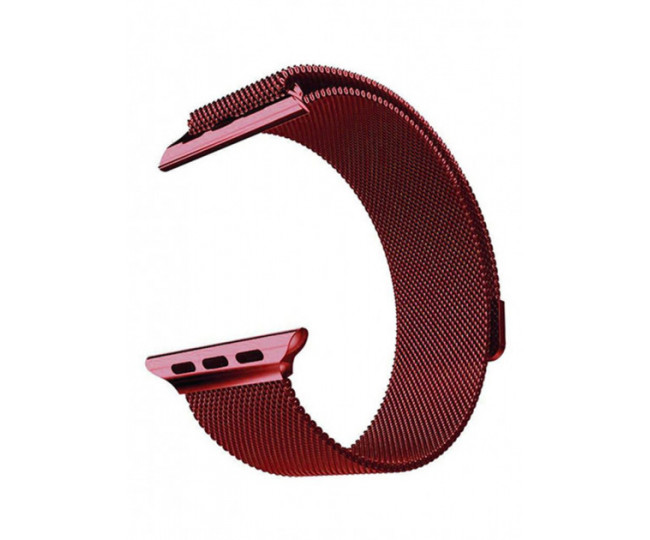 Ремінець Apple Watch 38mm Milanese Loop Red